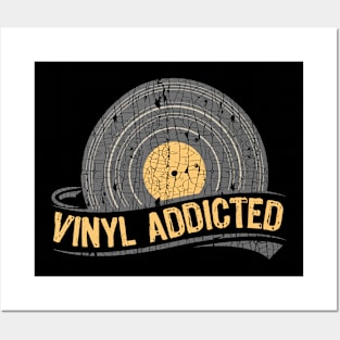 Vinyl Records Collector DJ Audiophile Geek Retro Music Lover Posters and Art